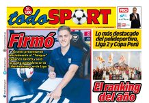 Portada Diario TodoSport (31/12/2025)