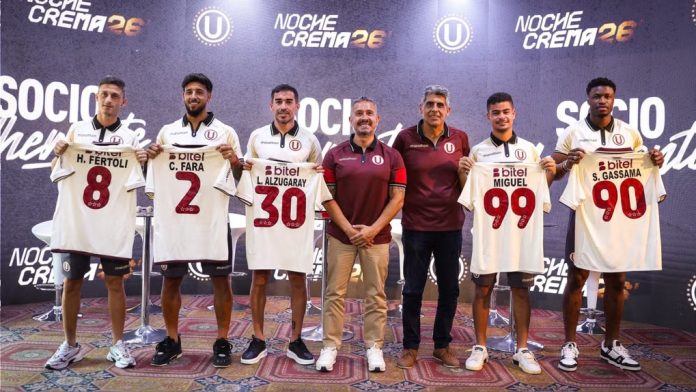 Universitario confirmó los dorsales de sus fichajes extranjeros para la Liga1 2026