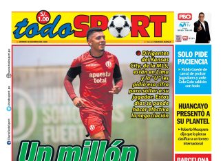 Portada Diario TodoSport (16/1/2026)