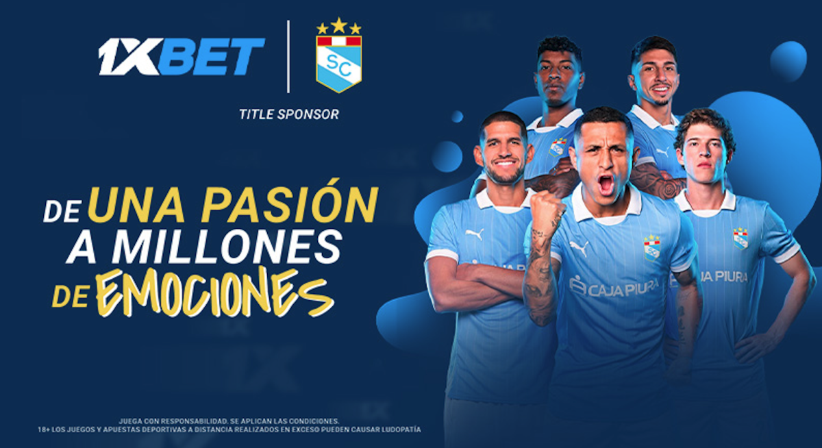 1xBet se convierte en patrocinador principal de Sporting Cristal