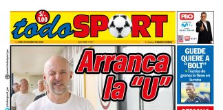 Portada Diario TodoSport (5/1/2026)