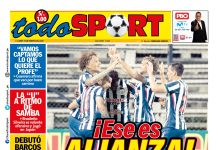 Portada Diario TodoSport (19/01/2026)