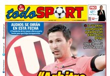 Portada Diario TodoSport (10/02/2026) Portada Diario TodoSport (10/02/2026)