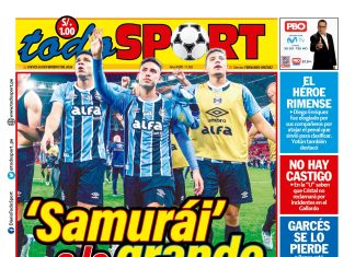 Portada Diario TodoSport (26/02/2026)