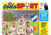 Portada Diario TodoSport (20/03/2026)
