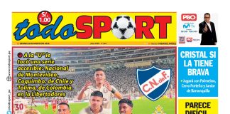 Portada Diario TodoSport (20/03/2026)