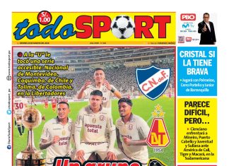 Portada Diario TodoSport (20/03/2026)