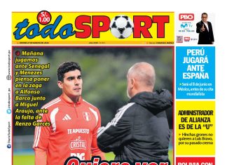Portada Diario TodoSport (27/03/2026)