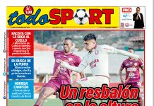 Portada Diario TodoSport (9/03/2026)