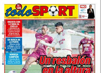 Portada Diario TodoSport (9/03/2026)