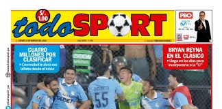 Portada Diario TodoSport (12/03/2026)