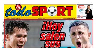 Portada Diario TodoSport (19/03/2026)