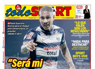 Portada Diario TodoSport (23/03/2026)