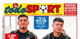 Portada Diario TodoSport (30/03/2026)