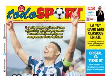 Portada Diario TodoSport (3/04/2026)