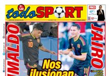 Portada Diario TodoSport (1/04/2026)