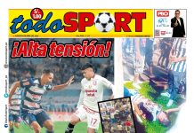 Portada Diario TodoSport (4/04/2026)