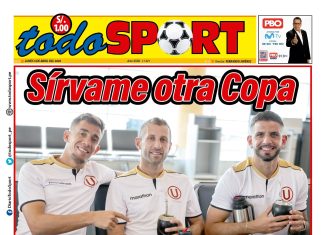 Portada Diario TodoSport (6/04/2026) Portada Diario TodoSport (6/04/2026)