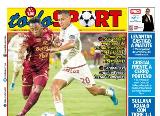 Portada Diario TodoSport (8/04/2026)