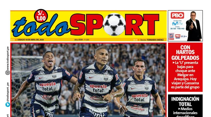 Portada Diario TodoSport (18/04/2026)
