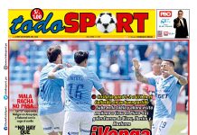 Portada Diario TodoSport (20/04/2026)