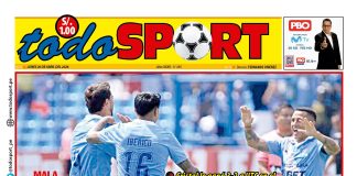 Portada Diario TodoSport (20/04/2026)