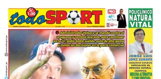 Portada Diario TodoSport (1/05/2026)
