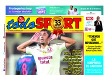 Portada Diario TodoSport (22/05/2026)