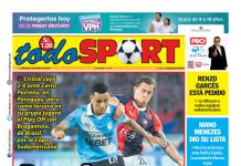 Portada Diario TodoSport (29/05/2026) Portada Diario TodoSport (29/05/2026)