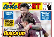 Portada Diario TodoSport (4/05/2026)