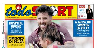 Portada Diario TodoSport (4/05/2026)