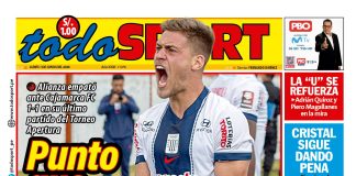 Portada Diario TodoSport (1/06/2026)