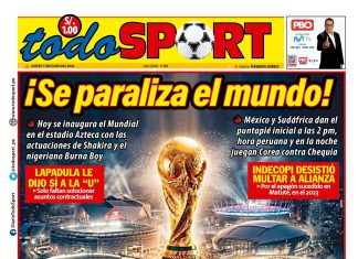 Portada Diario TodoSport (11/06/2026)