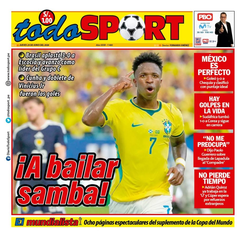 Portada Diario TodoSport (25/06/2026)