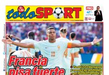 Portada Diario TodoSport (10/07/2026)
