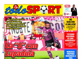 Portada Diario TodoSport (24/07/2026)