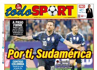 Portada Diario TodoSport (7/07/2026)