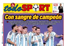 Portada Diario TodoSport (18/07/2026)