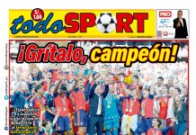 Portada Diario TodoSport (20/07/2026)