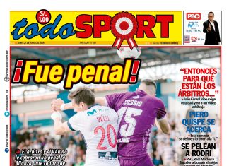 Portada Diario TodoSport (27/07/2026)