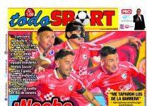 Portada Diario TodoSport (14/08/2026)