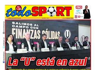 Portada Diario TodoSport (28/08/2026)
