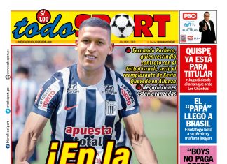 Portada Diario TodoSport (19/08/2026)