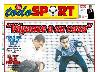 Portada Diario TodoSport (14/09/2026)