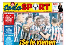 Portada Diario TodoSport (8/10/2026)
