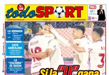 Portada Diario TodoSport (10/10/2026)