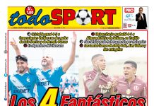 Portada Diario TodoSport (19/10/2026)