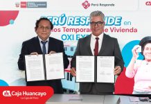 Caja Huancayo y el Ministerio de Vivienda suscriben histórico convenio por S/ 24,46 millones para atender a familias damnificadas de Junín